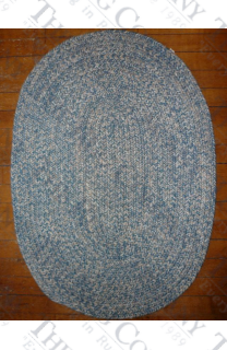 Calico Light Blue Tweed (2'x3' oval)