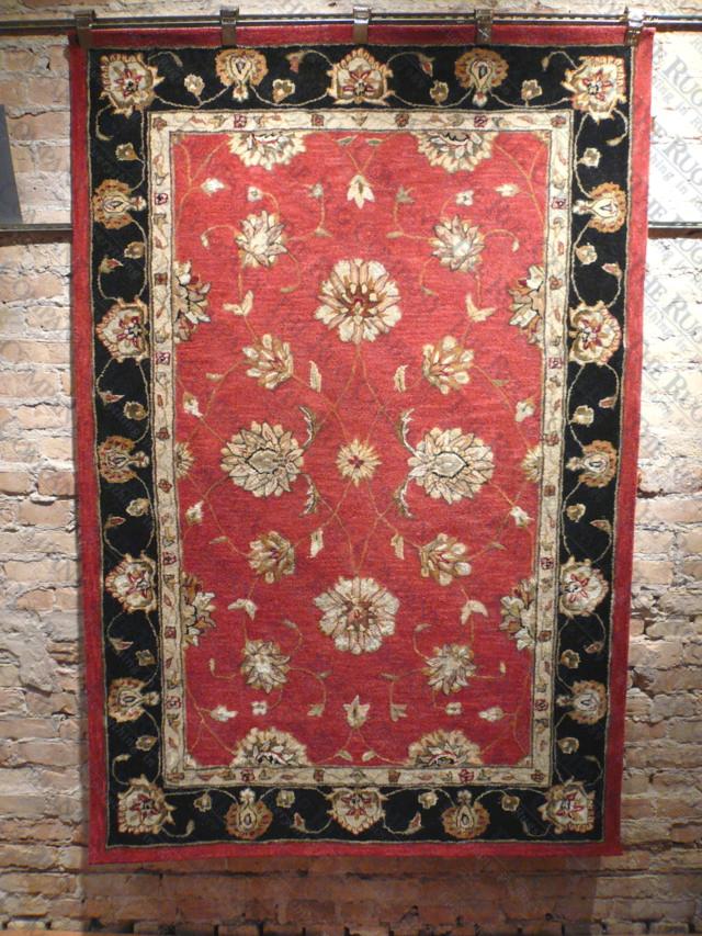 Jewel Red Black (4'x6')